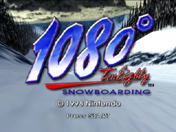 1080 Snowboarding (Europe) (En,Ja,Fr,De) screen shot title